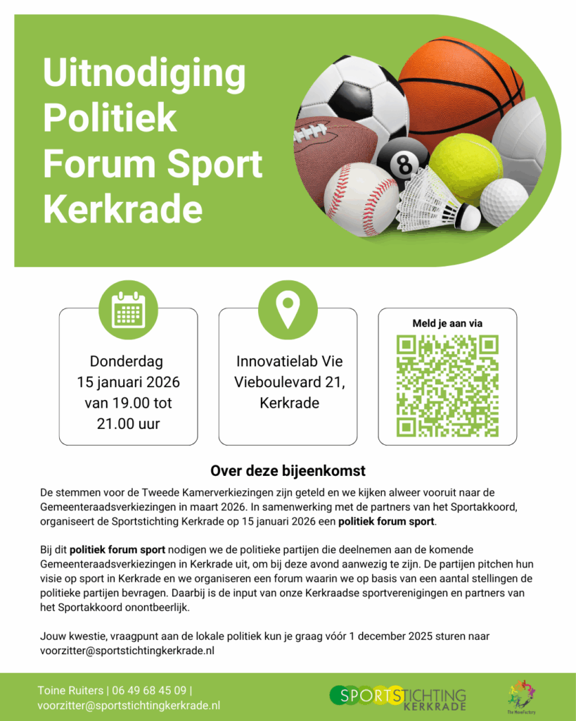 Politiek Forum Sport - Instagram formaat